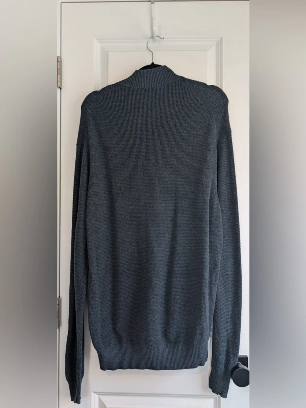 Peter Millar Men's Kitts Twisted 1/4 Zip Balsam Wool Cotton Sweater Sz XL